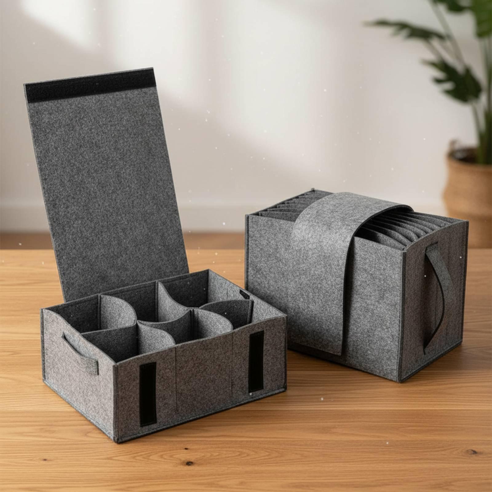 Outdoor Coffee Equipment - Household Felt Storage Pouch Portable Tableware