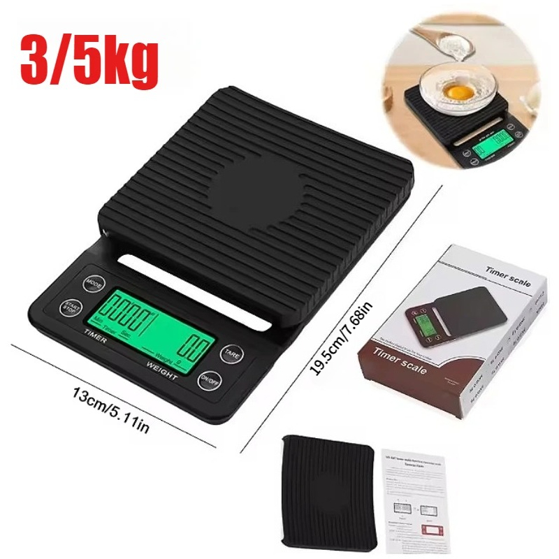 Scale Drip Timer - Kitchen Tools Coffee Scale with Timer