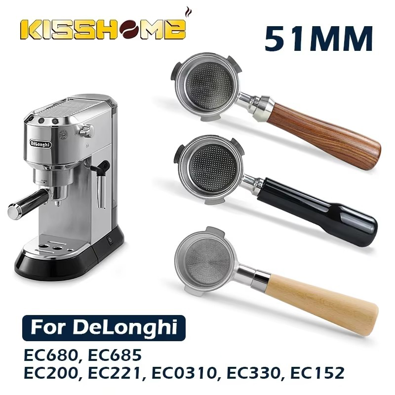 Coffee Equipment Machine - Coffee Bottomless Portafilter 51MM For Delonghi