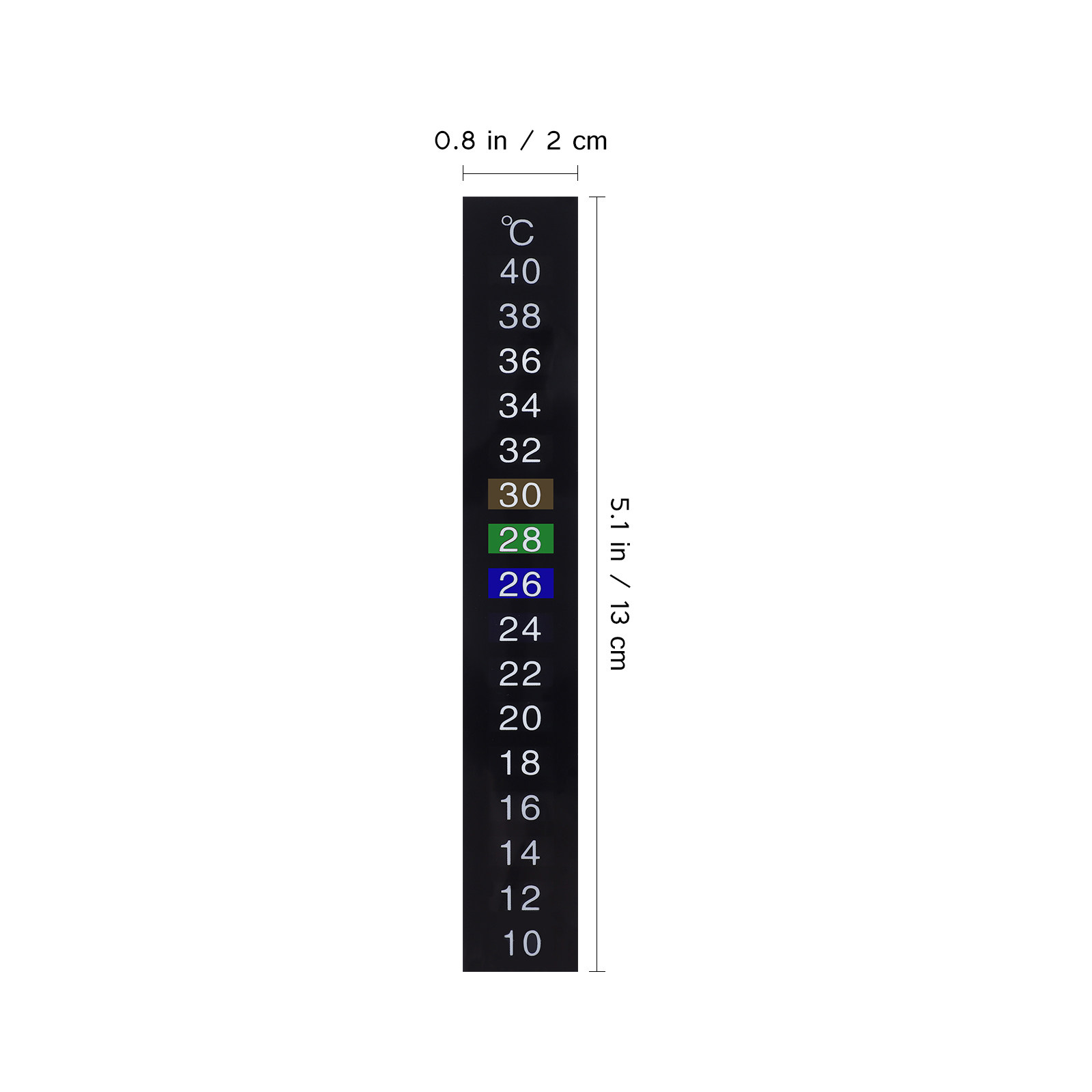10Pcs Temperature Thermometer  - Temperature Strip Thermometer 评论和价格