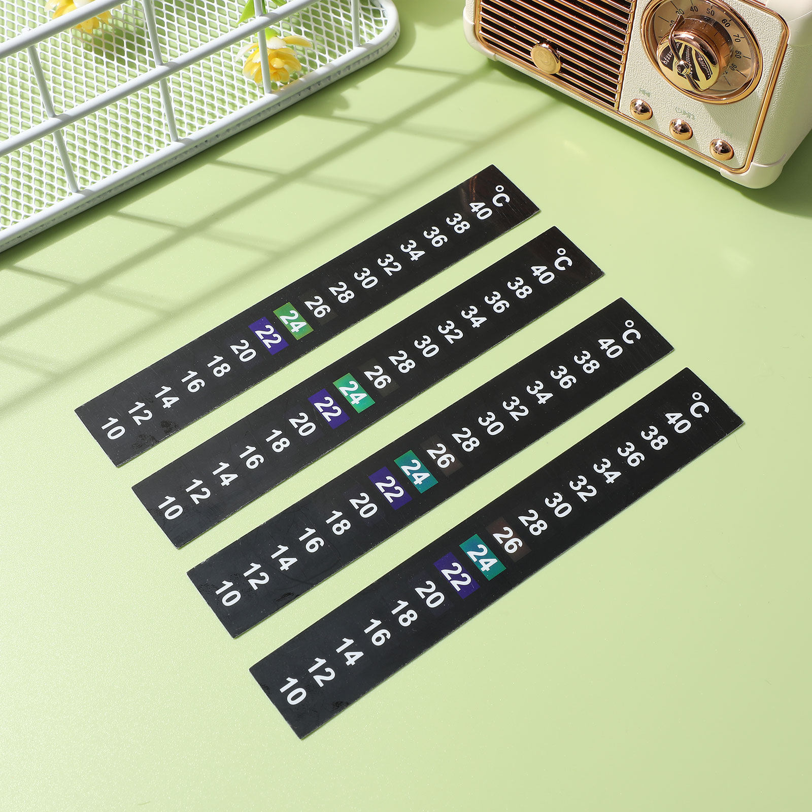 10Pcs Temperature Thermometer  - Temperature Strip Thermometer 评论和价格