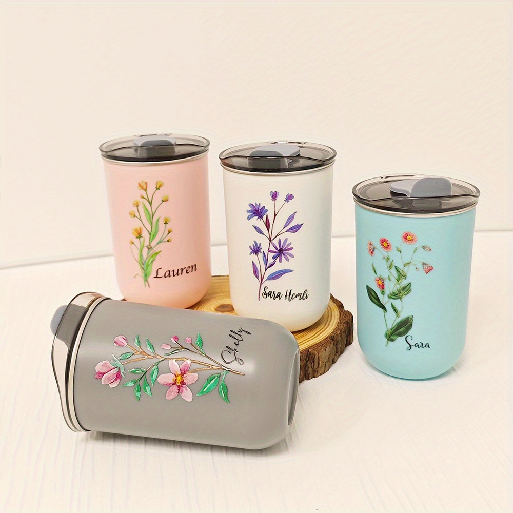 Custom Birth Flower Stainless  - Outdoor Coffee Equipment 评论和价格
