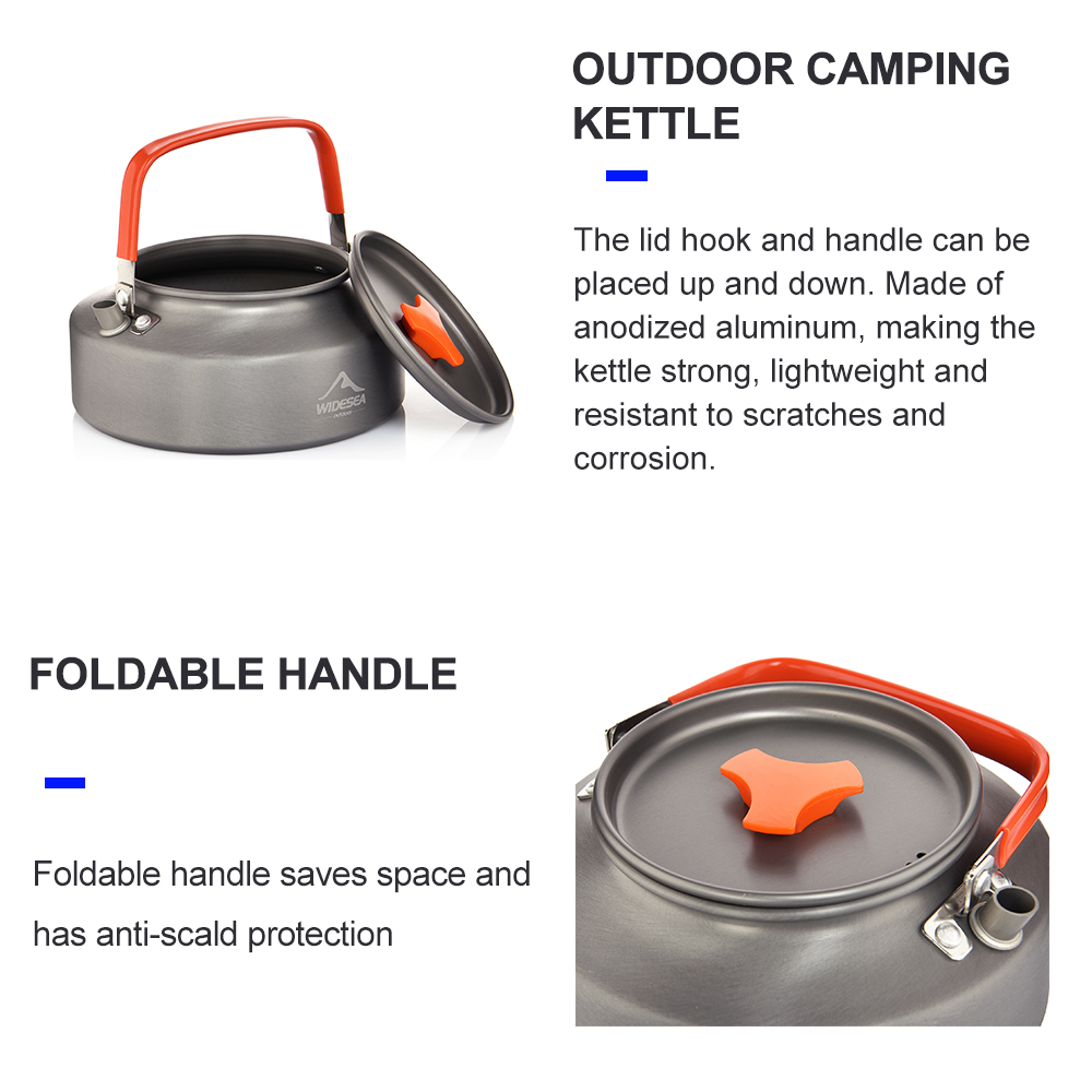 Widesea 1.1L 2L1.5L Camping Wa - Outdoor Coffee Equipment 评论和价格