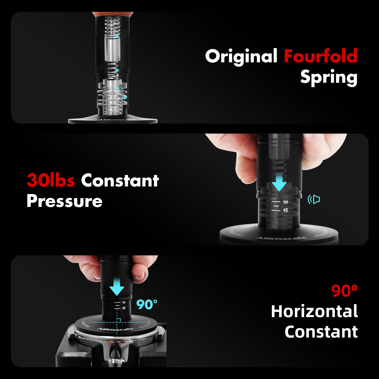 AliKisscafe Coffee Tamper Impa - Coffee Shop Equipment 评论和价格