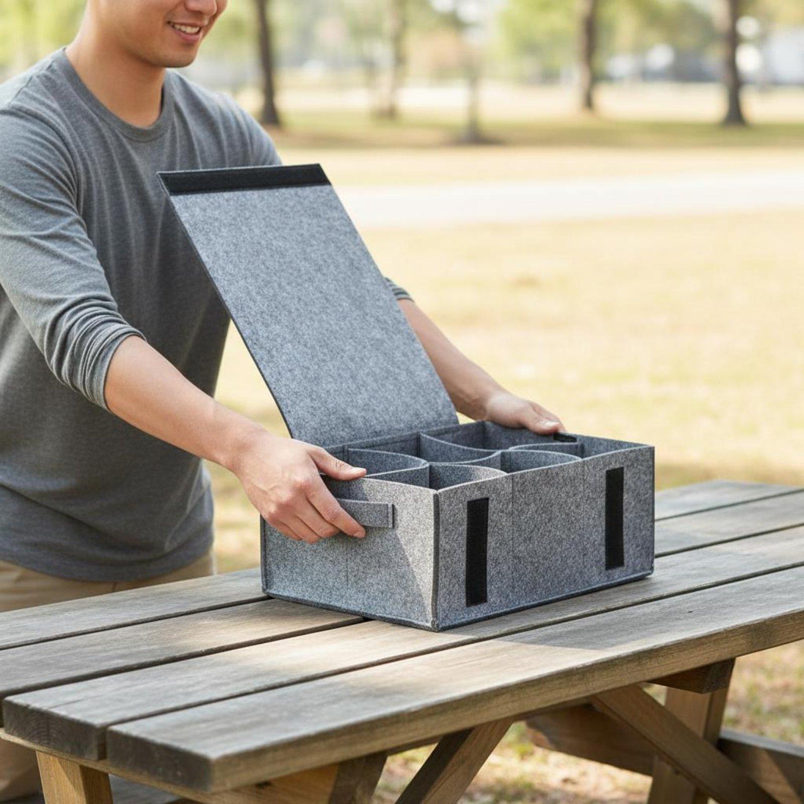 Household Felt Storage Pouch P - Outdoor Coffee Equipment 评论和价格