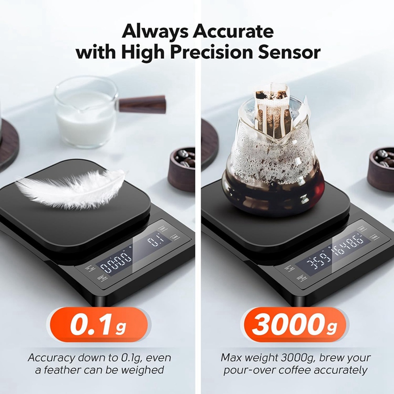 ABXF-1 Piece Digital Coffee Sc - Scale Drip Timer 评论和价格