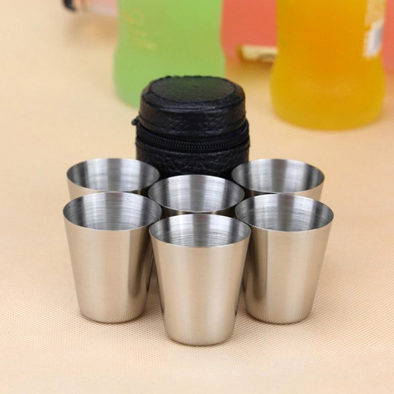 4/6Pcs Stainless Steel Cups Mi - Coffee Equipment Camping 评论和价格