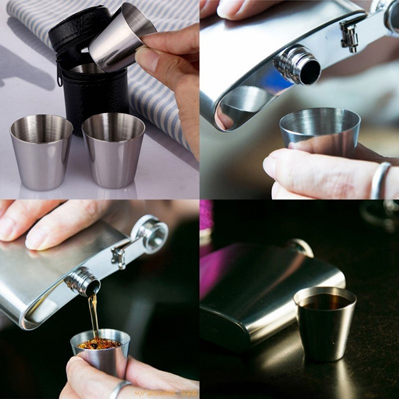4/6Pcs Stainless Steel Cups Mi - Coffee Equipment Camping 评论和价格