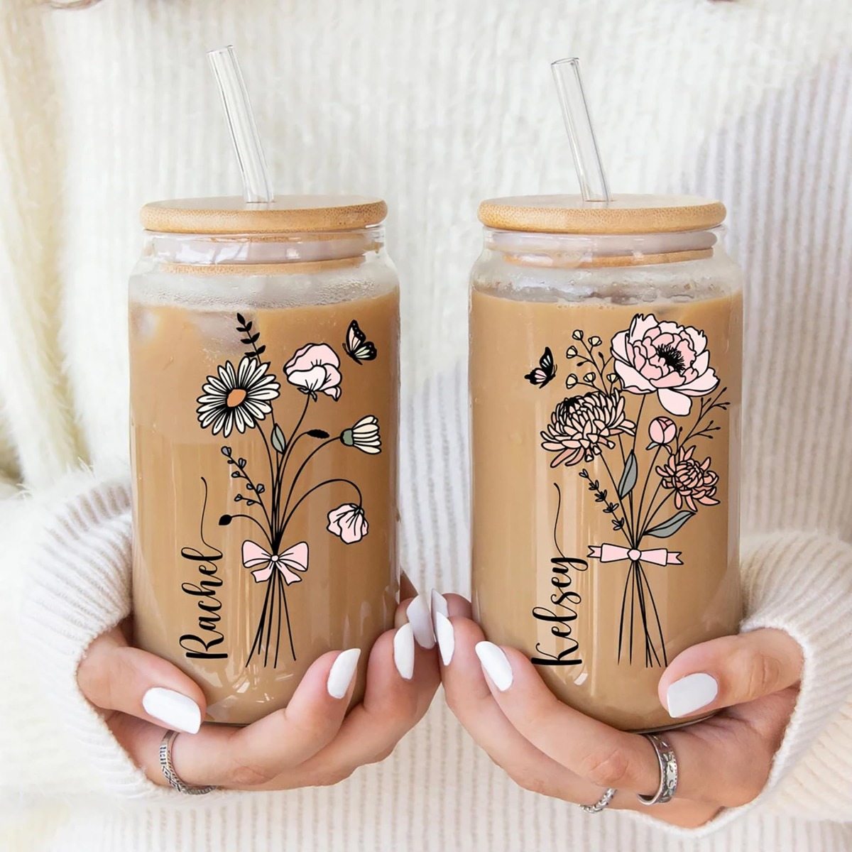 Customized Cute Cup Bottle Wit - Coffee Equipment Camping 评论和价格