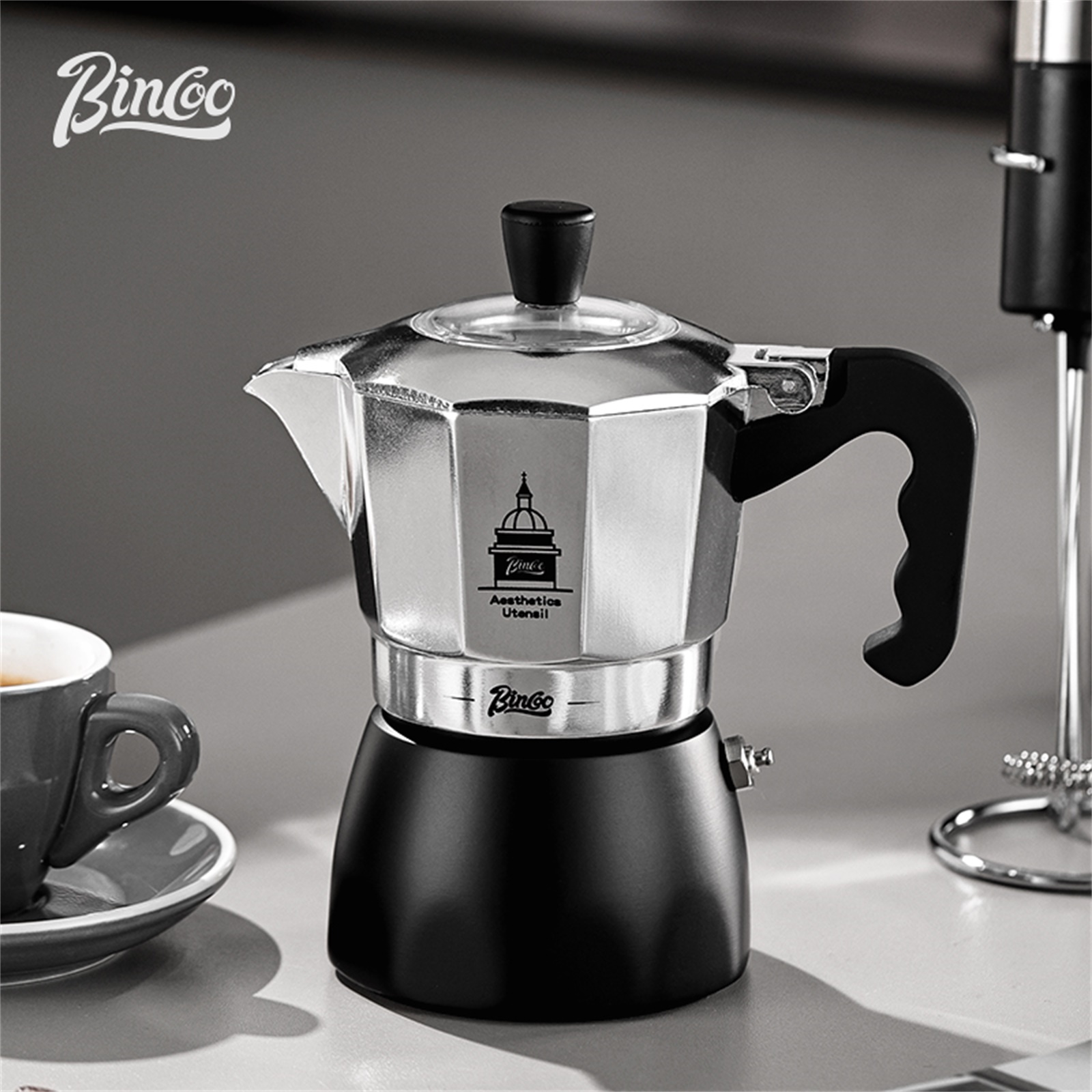 BINCOO Double Valve Moka Pot，E - Hero Coffee Equipment 评论和价格