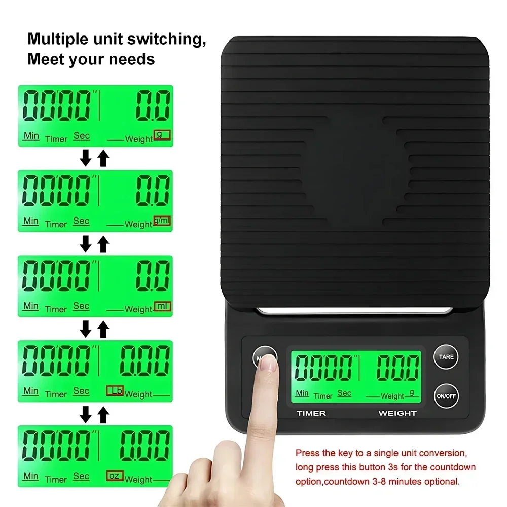 Kitchen Tools Coffee Scale wit - Scale Drip Timer 评论和价格