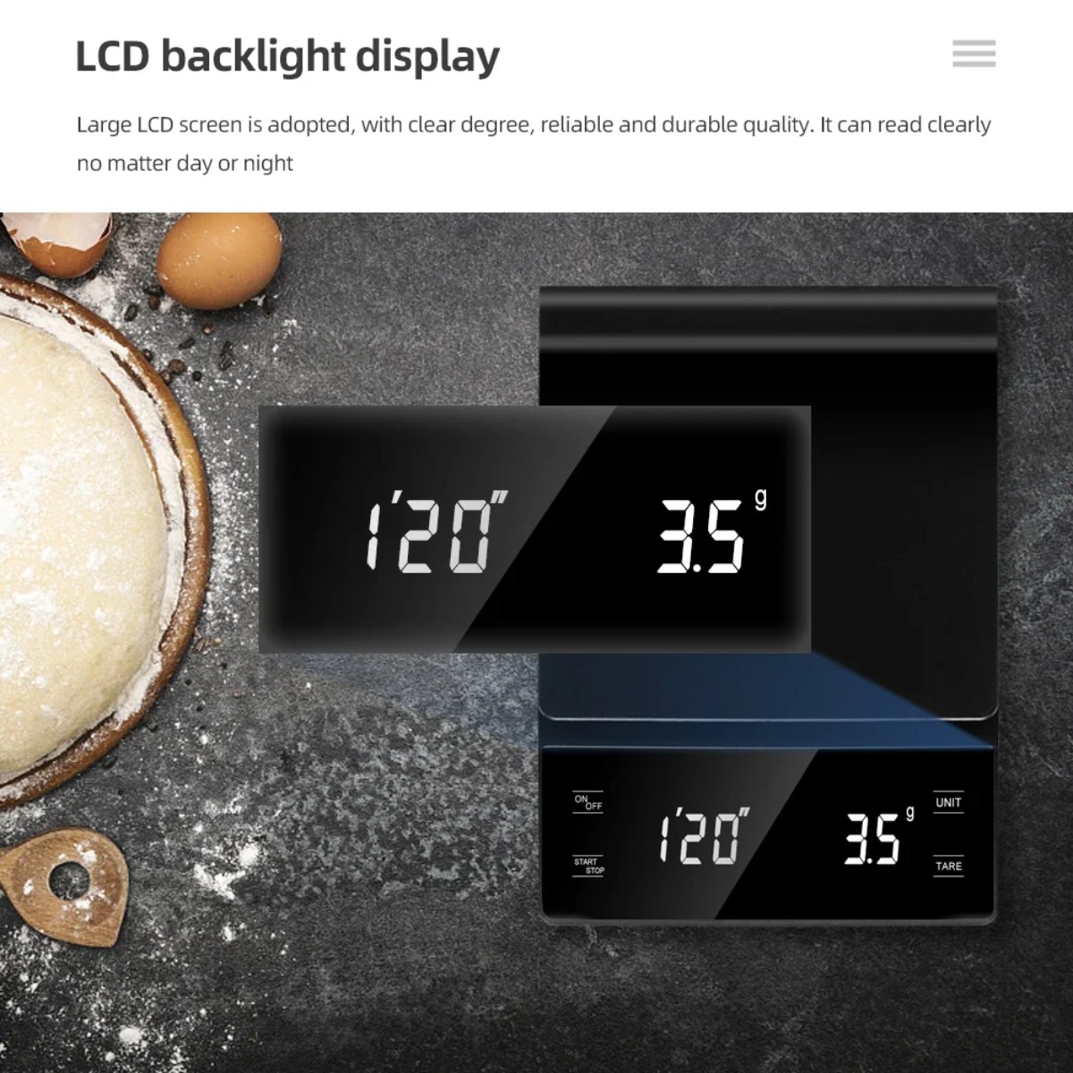 Digital Coffee Scale 3kg 0.1g  - Scale Drip Timer 评论和价格