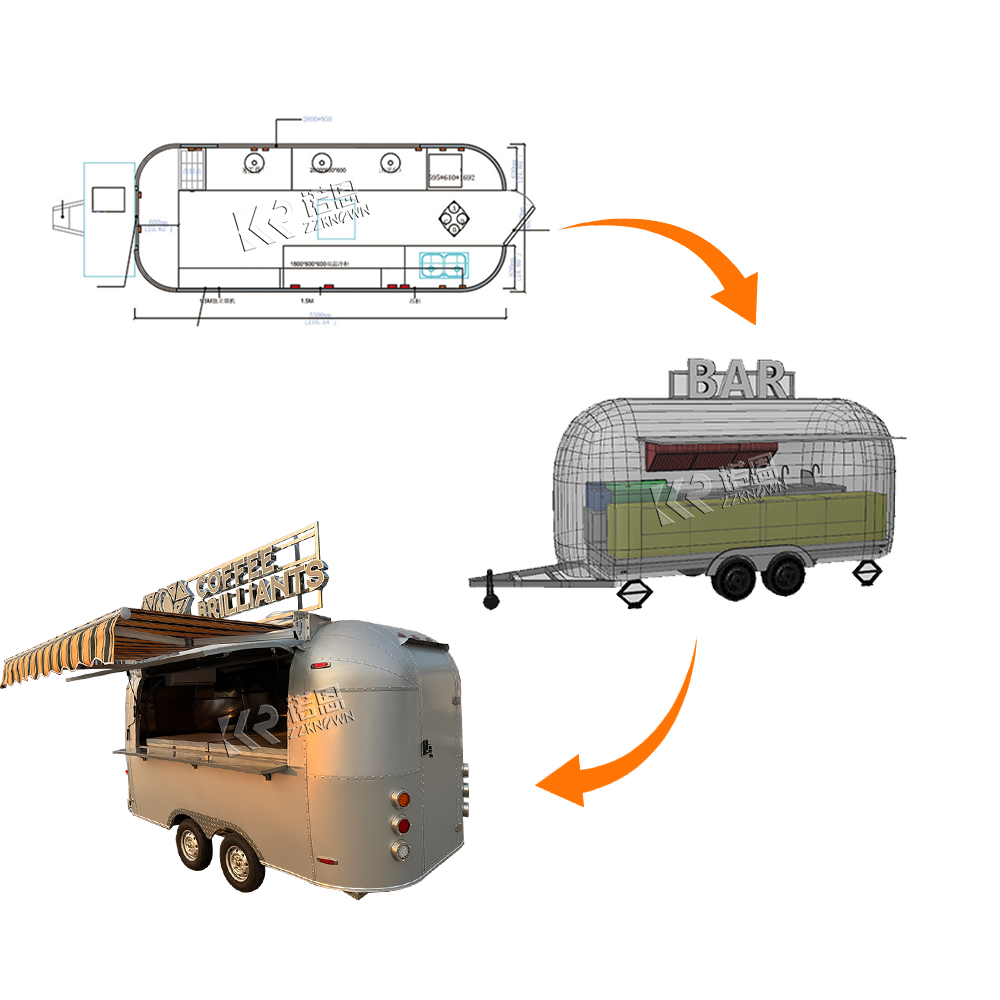 2026 New Design Mobile Food Tr - Coffee Shop Equipment 评论和价格