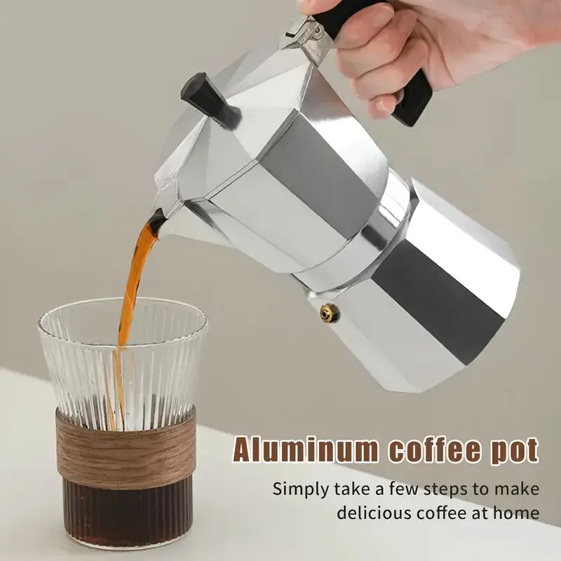 Classic Aluminum Moka Pot 50-3 - Hero Coffee Equipment 评论和价格