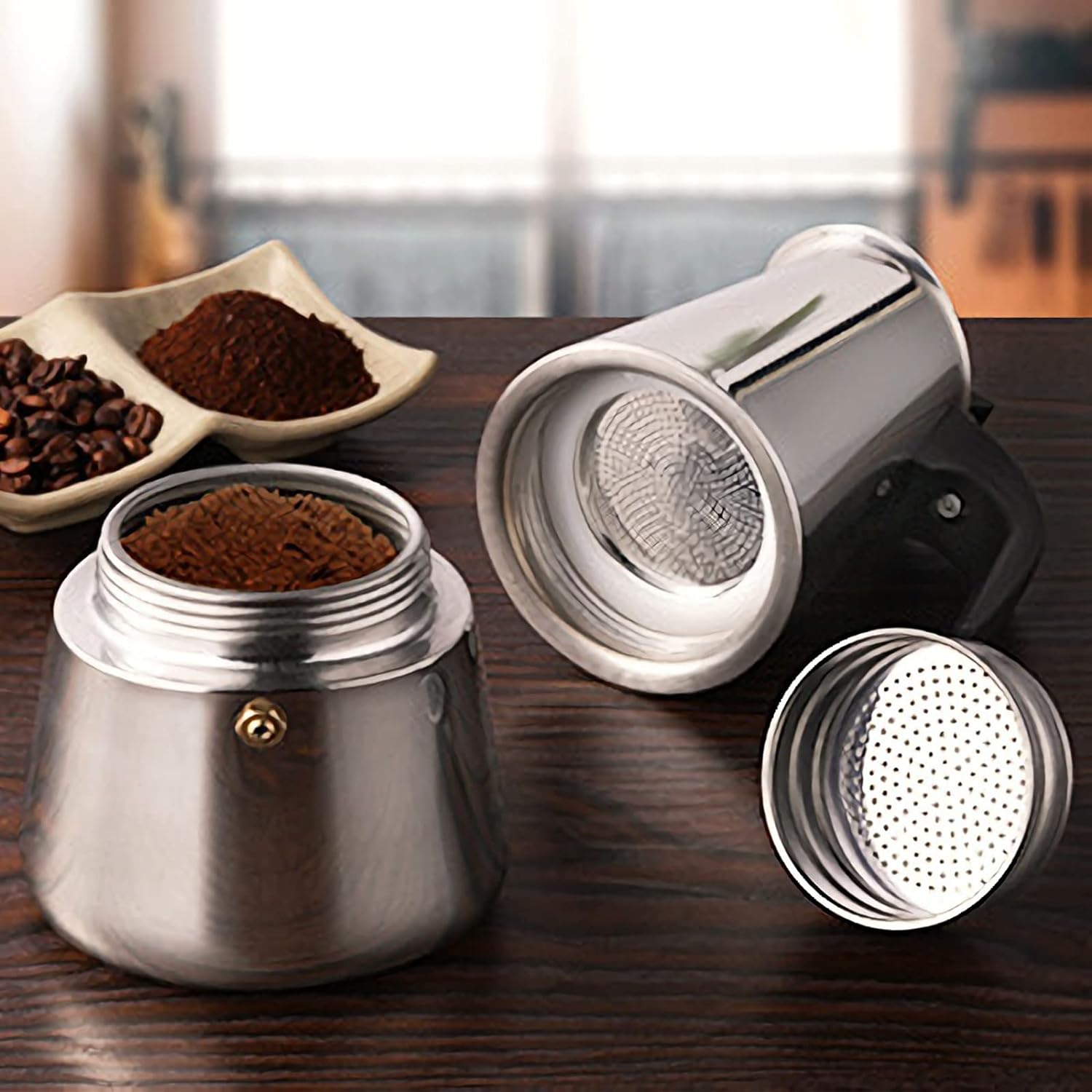 4/6/9 Cups Moka Pot Caffe Mach - Hero Coffee Equipment 评论和价格