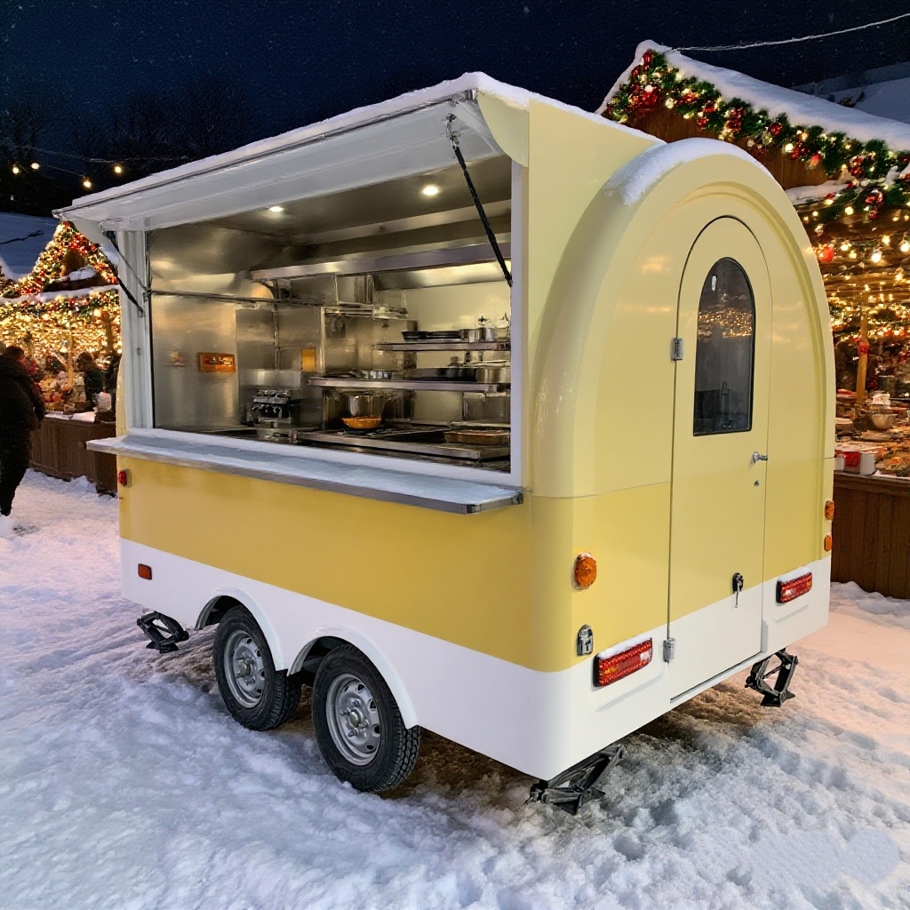 Outdoor Mobile  Food Trailers  - Outdoor Coffee Equipment 评论和价格
