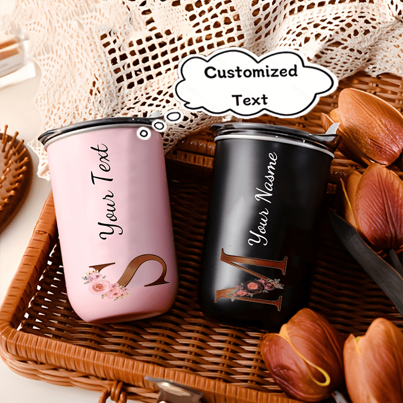 Custom Floral Monogram Initial - Coffee Equipment Camping 评论和价格