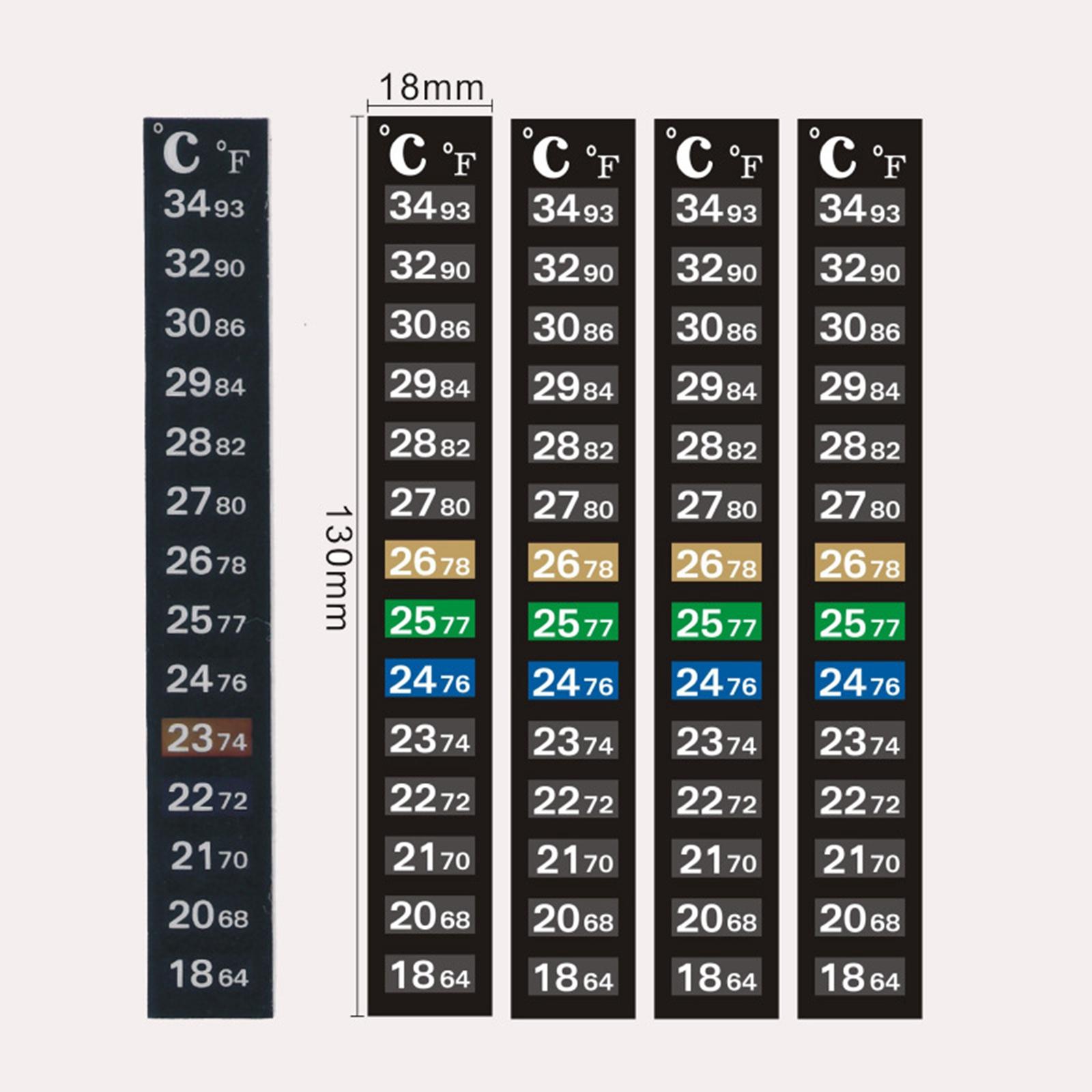 Aquarium Thermometer Strip Tem - Temperature Strip Thermometer 评论和价格