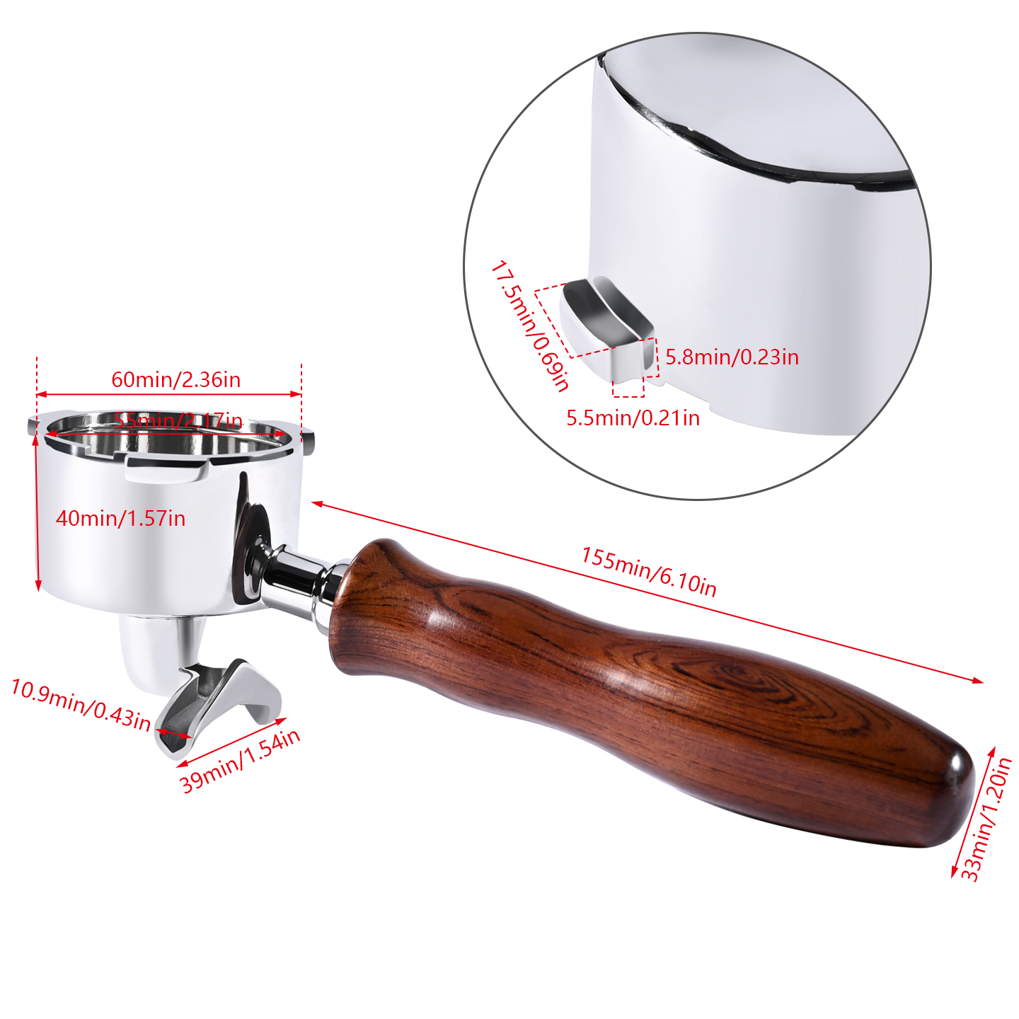 51mm Double Spout Coffee Porta - Coffee Equipment Machine 评论和价格