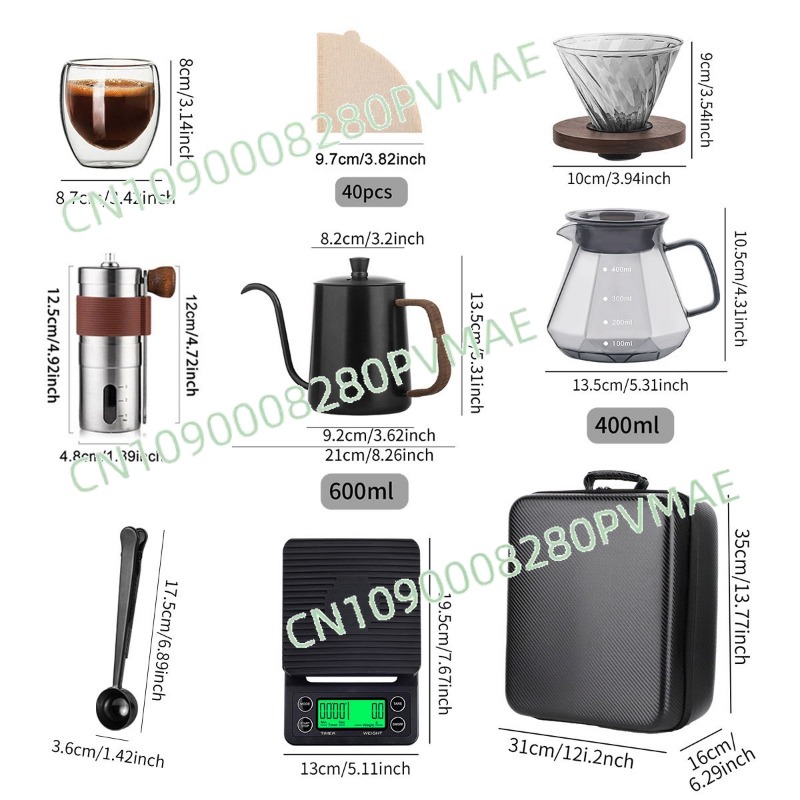 Hand pour-over coffee set outd - Outdoor Coffee Equipment 评论和价格
