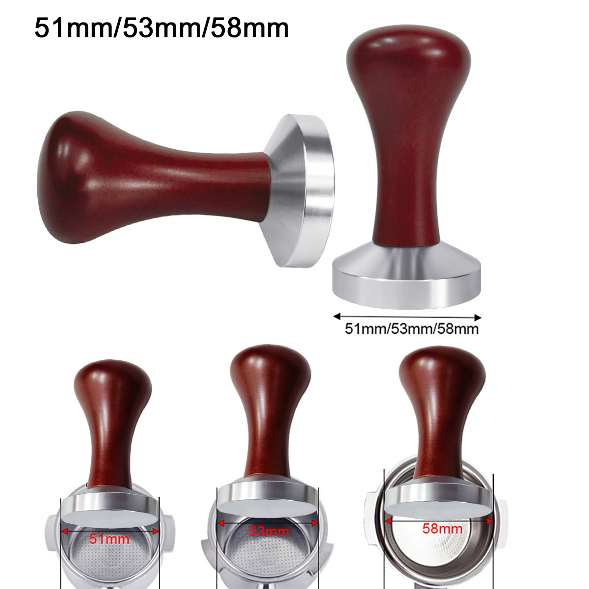 51mm 53mm 58mm Espresso Tamper - Coffee Shop Equipment 评论和价格