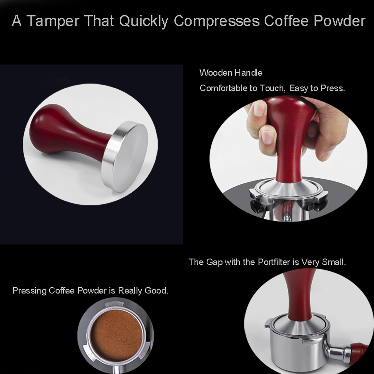 51mm 53mm 58mm Espresso Tamper - Coffee Shop Equipment 评论和价格